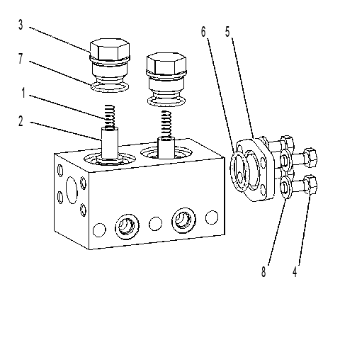 VALVE GP-SECONDARY STEERING 1412597 CAT