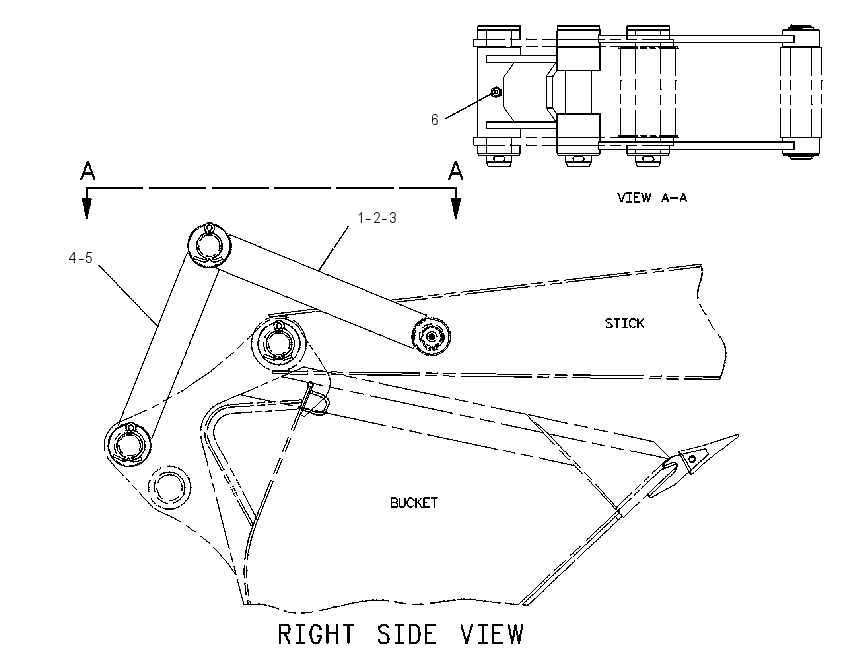 LINKAGE GP-BACKHOE BUCKET 1122949 CAT