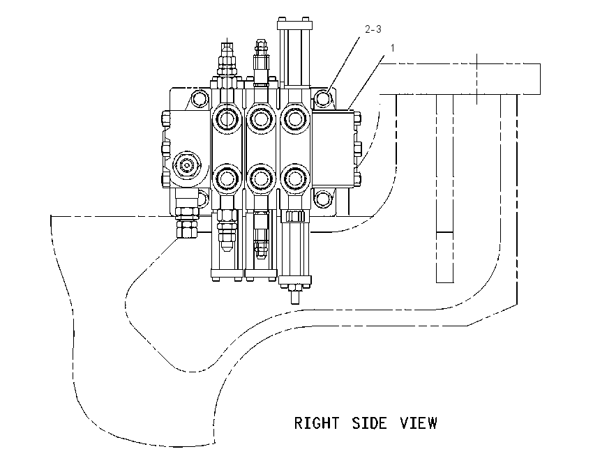 VALVE AND MOUNTING 1116914 CAT