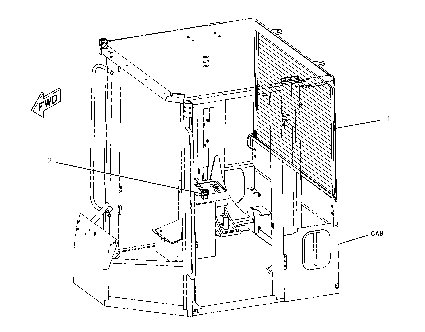 DEFROSTER GP-CAB 1076137 CAT