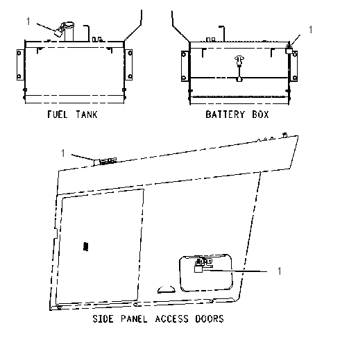 LOCK GP-VANDALISM 1215996 CAT