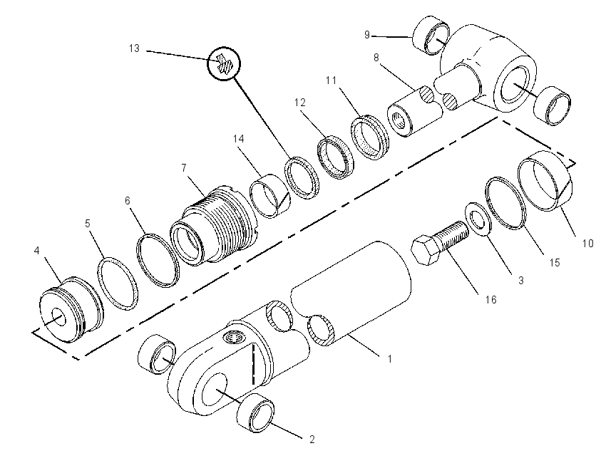 CYLINDER GP-BACKHOE BUCKET 1268308 CAT