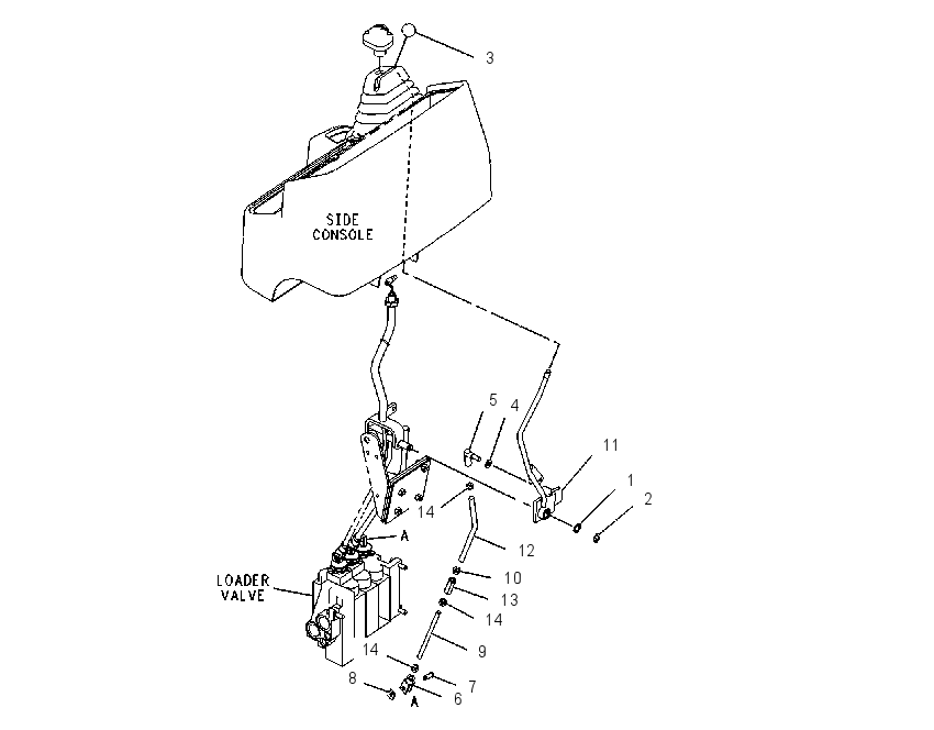 Управление гидравликой ручное 1041966 CAT