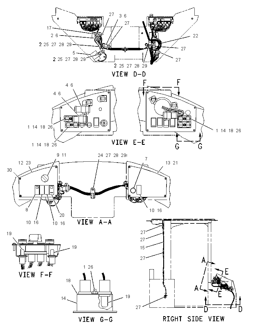 WIRING GP-OPEN ROPS 1133642 CAT