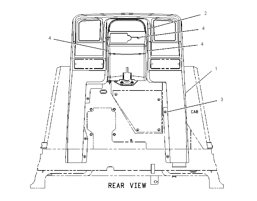 CONSOLE GP-FRONT 1043923 CAT