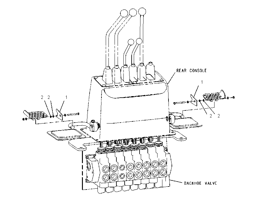 LOCK GP-HYDRAULIC FOOT CONTROL 1368034 CAT