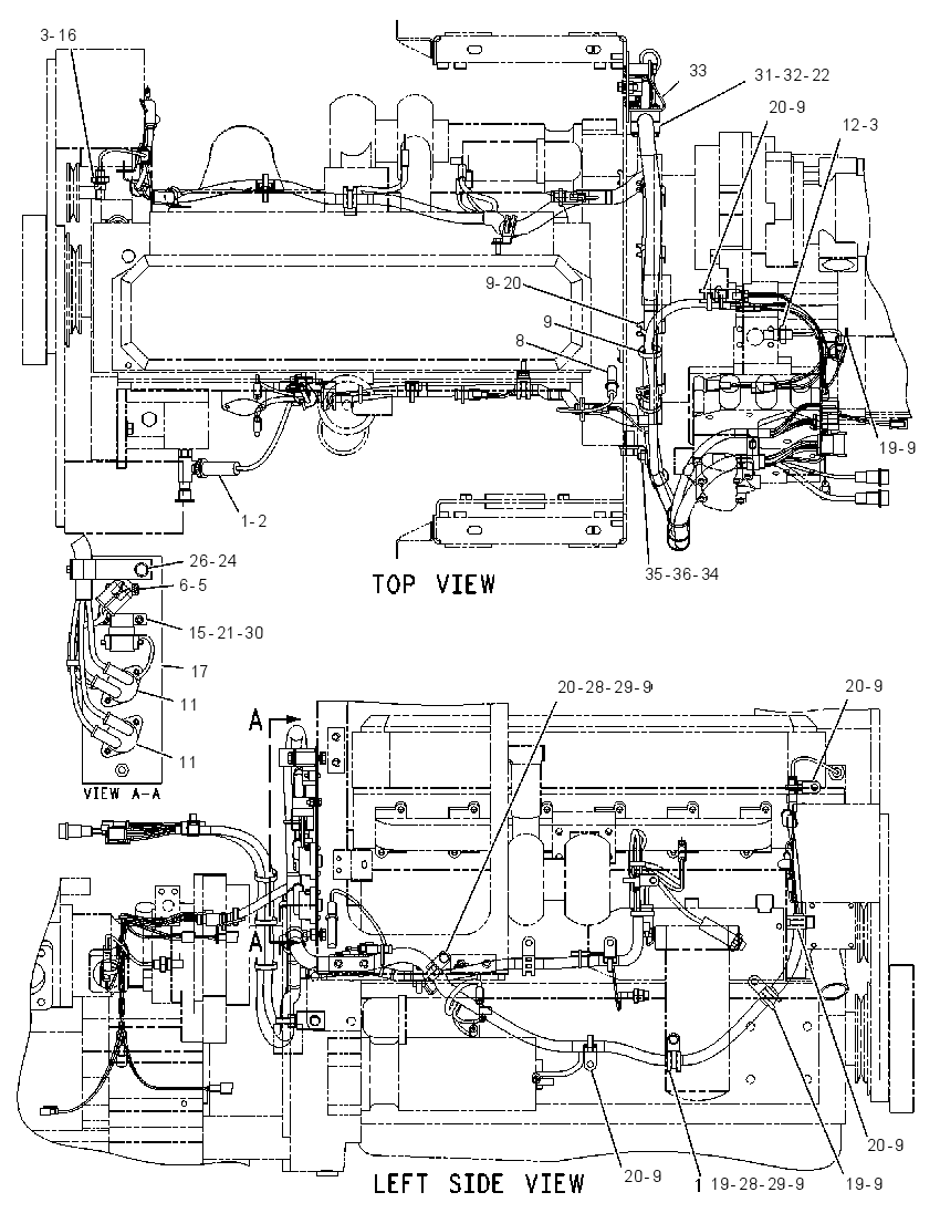 WIRING GP-POWER TRAIN 1133650 CAT