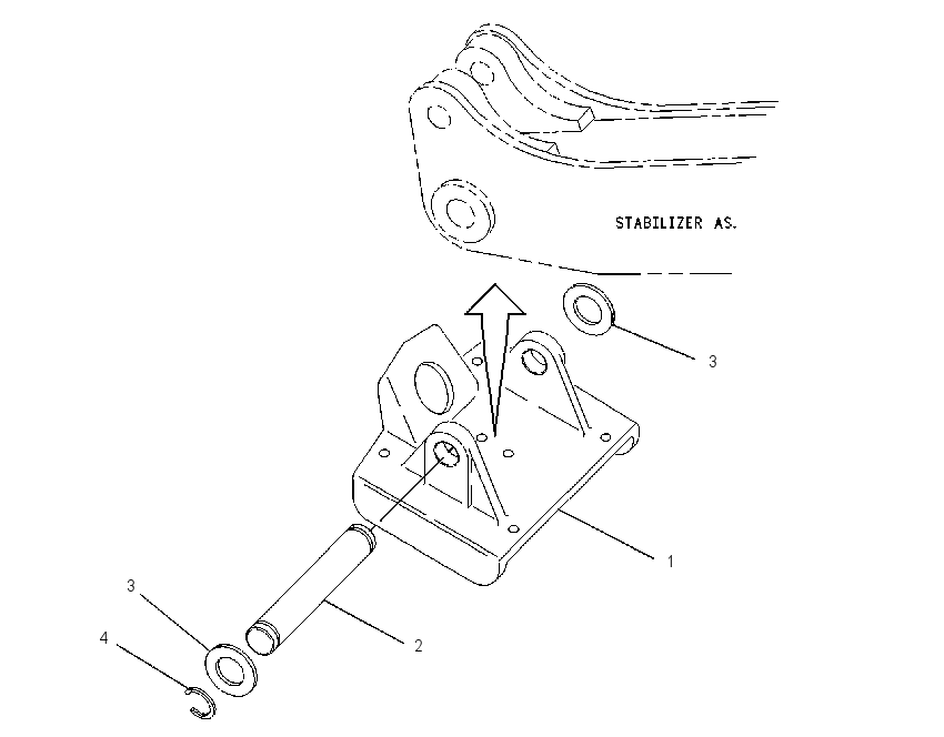 PAD GP-STABILIZER 1122645 CAT