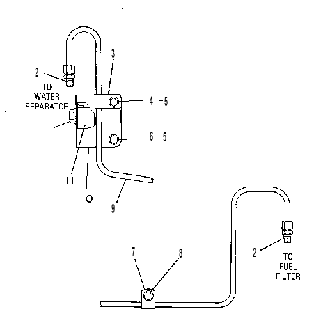 MOUNTING GP-WATER SEPARATOR 9N5366 CAT