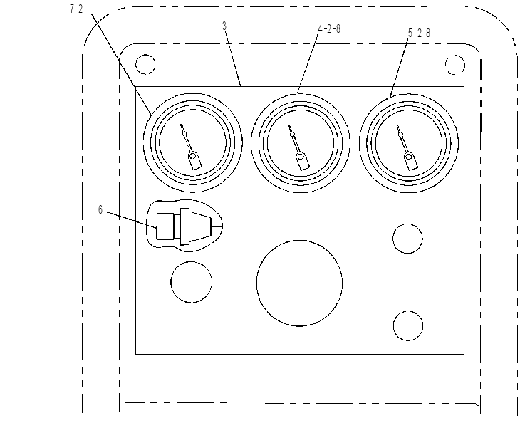 GAUGE GP-CLUSTER 7V9565 CAT