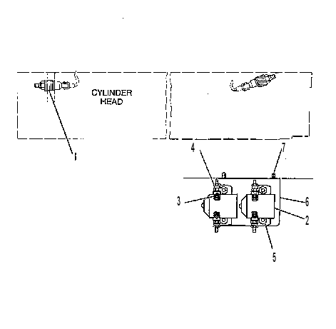 MOUNTING GP-GLOW PLUG 1W2839 CAT