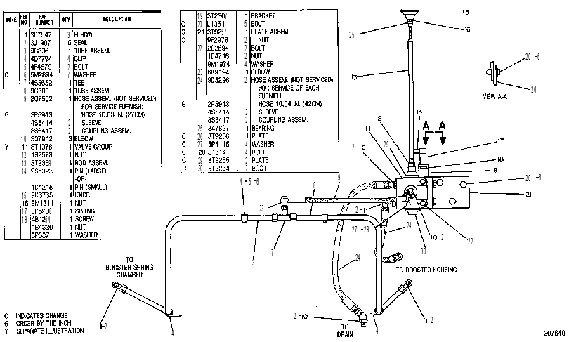 Управление тормозом 9G7805 CAT