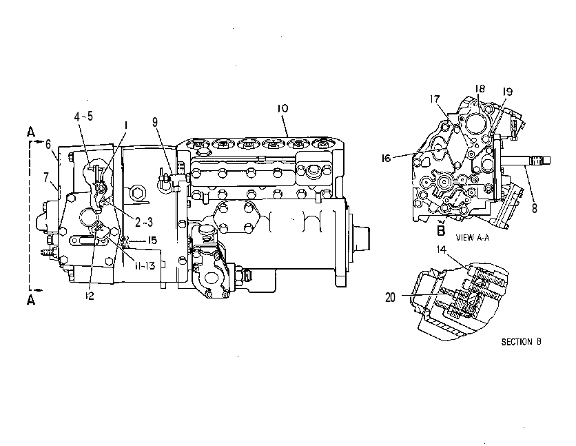 ТНВД с регулятором 2W5767 CAT