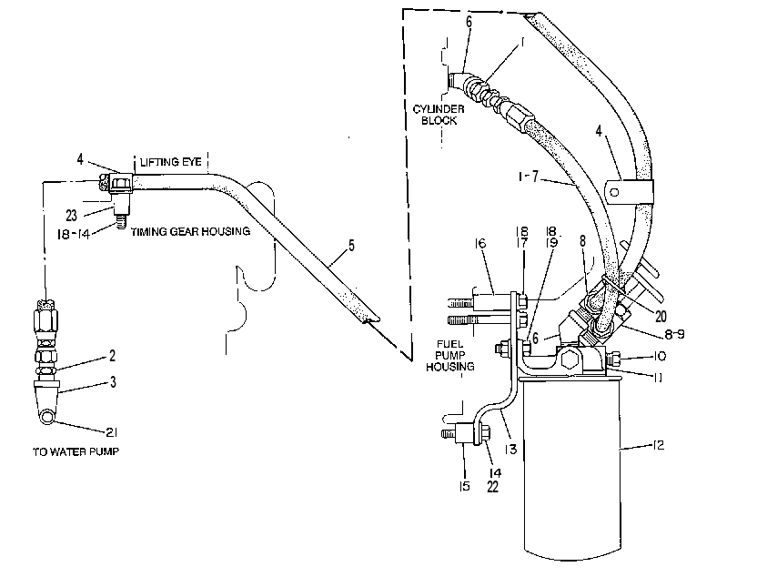 FILTER GP-COOLANT 7N6641 CAT