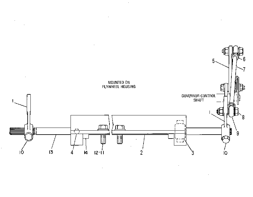 Управление регулятором оборотов 4W6320 CAT