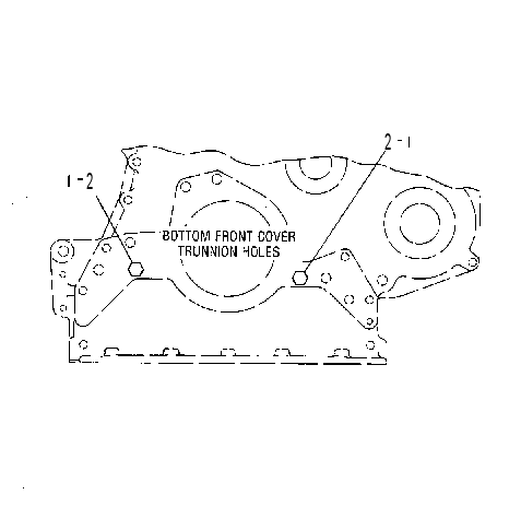 FASTENER GP-FRONT SUPPORT 4W0169 CAT