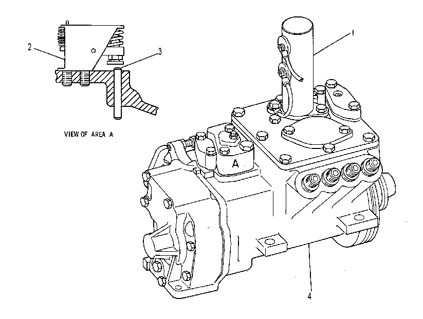 ТНВД с регулятором 4W5604 CAT