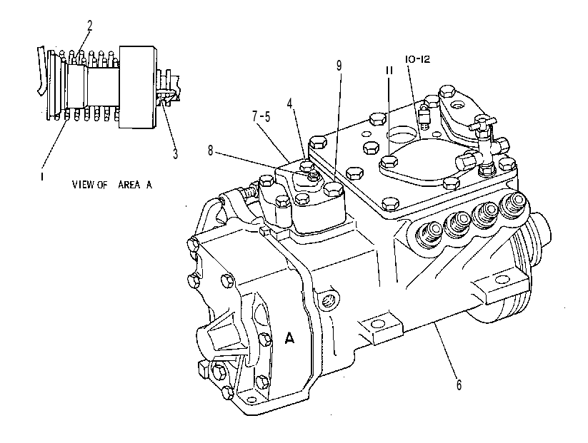 ТНВД с регулятором 4W5603 CAT