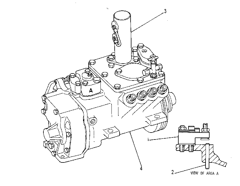 ТНВД с регулятором 7W9221 CAT