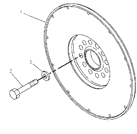 Маховик 4P4795 CAT