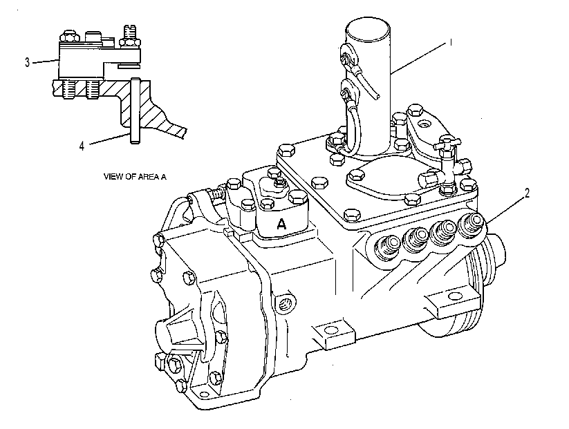 ТНВД с регулятором 4W5609 CAT