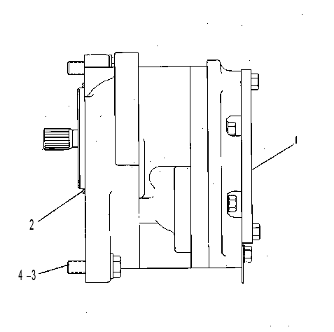 Насос шестерённый 7T4778 CAT