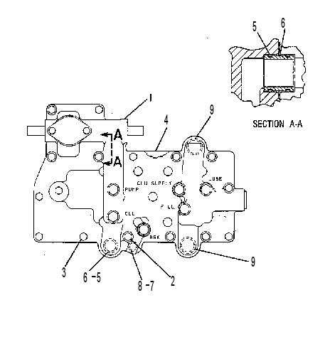 CONTROL GP-CLUTCH 6T8269 CAT