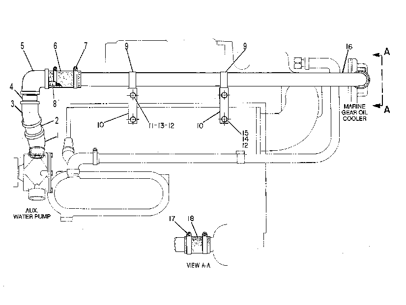 LINES GP-AUXILIARY 7W5336 CAT