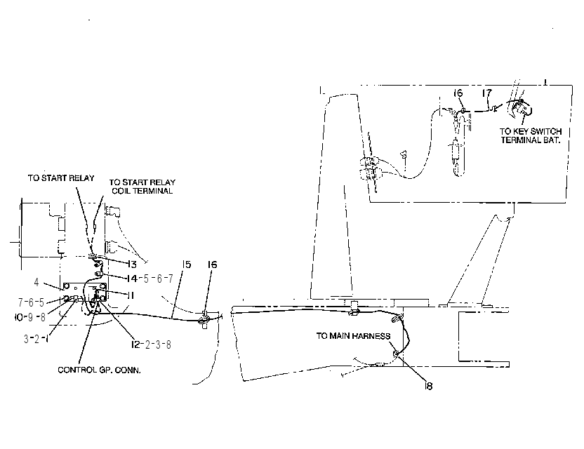 WIRING GP-DETENT RELEASE 6W3346 CAT