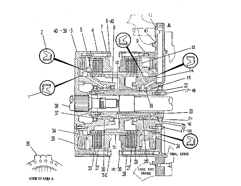 CLUTCH & BRAKE GP-STEERING 7G7801 CAT