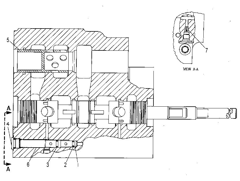 Клапан управляющий 4T5095 CAT