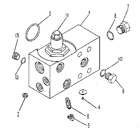 VALVE GP-COUNTERBALANCE 4T3232 CAT