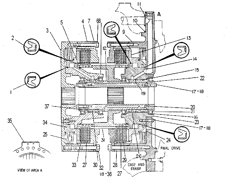 CLUTCH & BRAKE GP-STEERING 3T8703 CAT