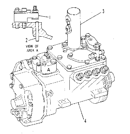 ТНВД с регулятором 7C1455 CAT