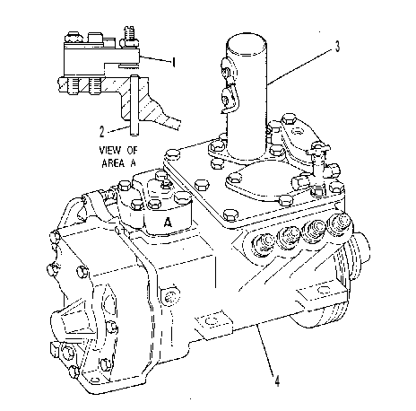 ТНВД с регулятором 7C2588 CAT
