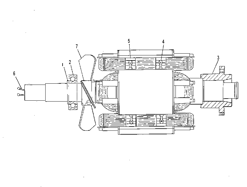 Ротор в сборе 7W1147 CAT