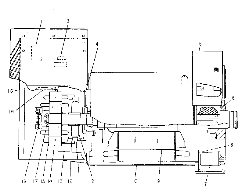 Генератор 7C1610 CAT