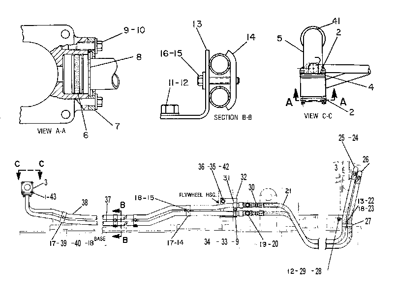 LINES GP-AUXILIARY SEA WATER 7W6295 CAT