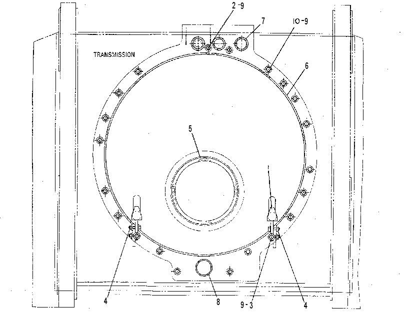 Крепление трансмиссии 8G3063 CAT