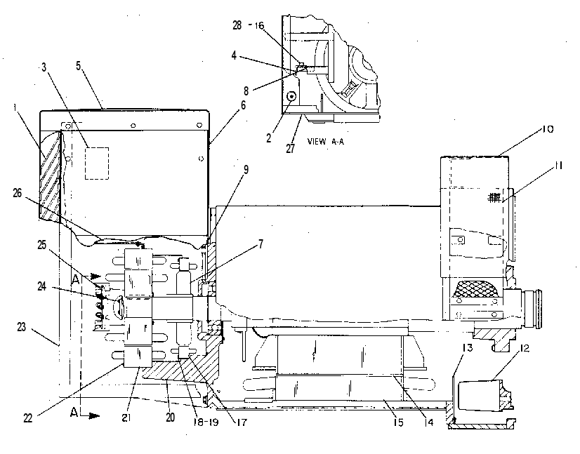 Генератор 7C2619 CAT