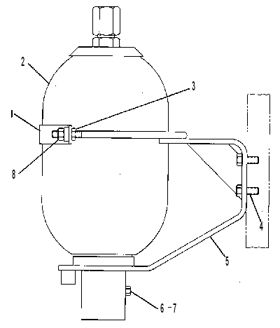 ACCUMULATOR & MTG GP-HYDRAULIC 9W5311 CAT
