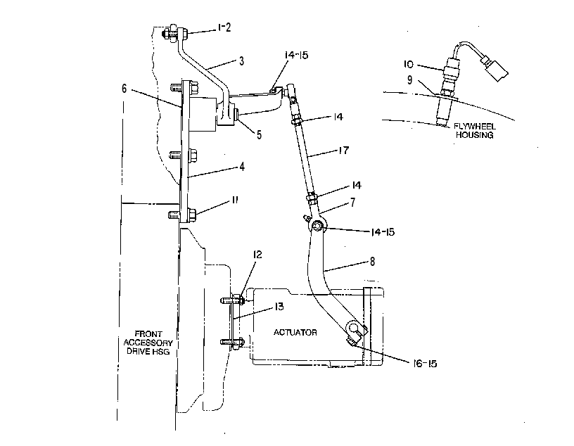 FASTENER GP-GOVERNOR 7W2896 CAT