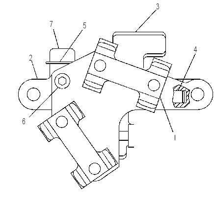 LEVER GP-GOVERNOR CONTROL 4W9590 CAT
