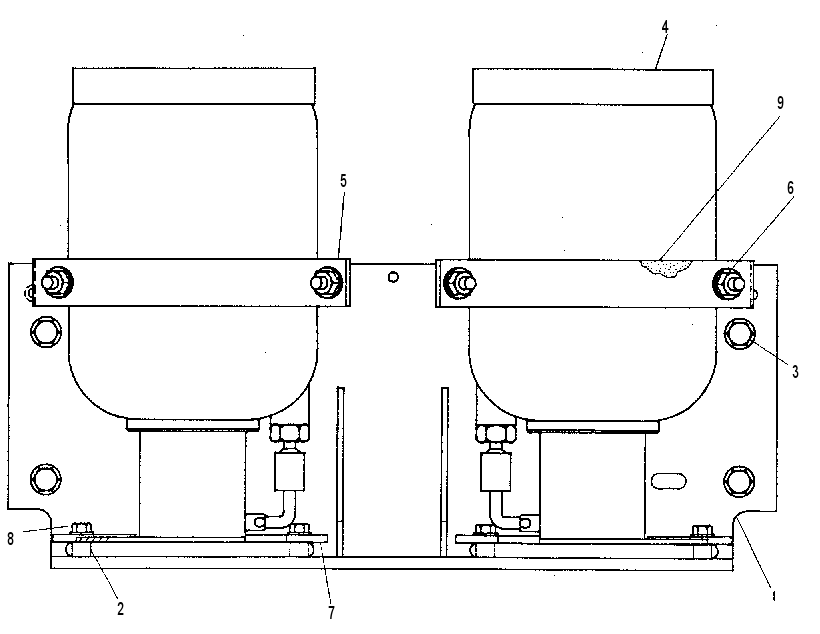 CYLINDER & VALVE GP-FIRE SUPPR 6W6851 CAT