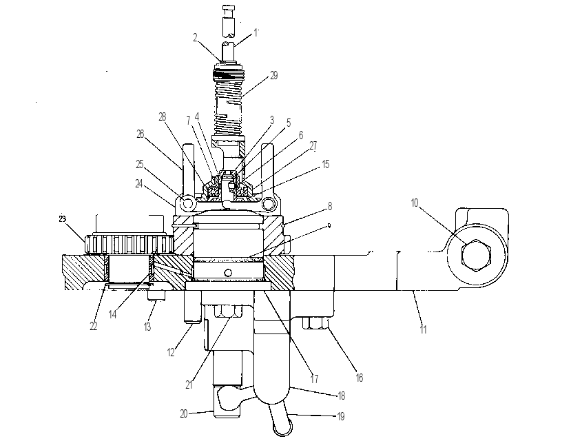 PLATE GP-GOVERNOR ADAPTER 4W8801 CAT