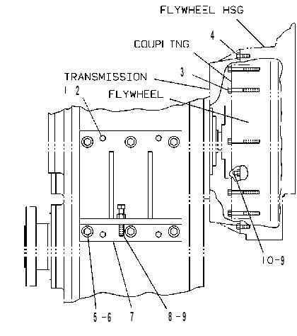 MOUNTING GP-MARINE XMSN 7C8551 CAT