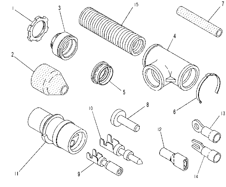 Жгут проводов 7C3511 CAT