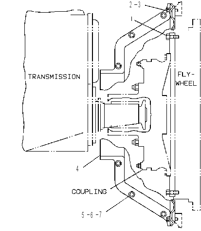 MOUNTING GP-MARINE XMSN 7C9079 CAT