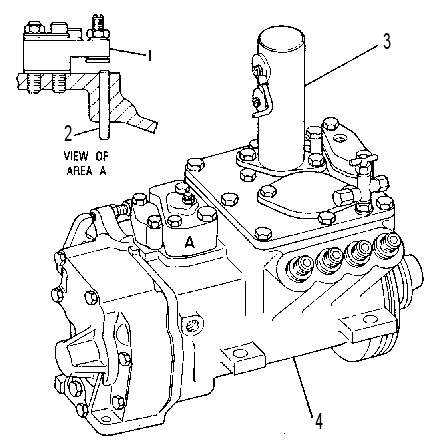 ТНВД с регулятором 7C9496 CAT
