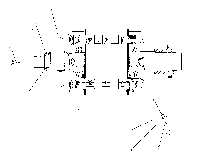 Ротор генератора 7C2524 CAT